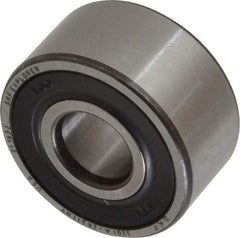 SKF - 12mm Bore Diam, 32mm OD, Double Seal Angular Contact Radial Ball Bearing - 15.9mm Wide, 2 Rows, Round Bore, 5,600 Lb Static Capacity, 10,100 Lb Dynamic Capacity - Americas Industrial Supply