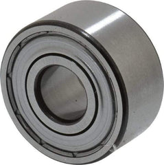 SKF - 12mm Bore Diam, 32mm OD, Double Shield Angular Contact Radial Ball Bearing - 15.9mm Wide, 2 Rows, Round Bore, 5,600 Lb Static Capacity, 10,100 Lb Dynamic Capacity - Americas Industrial Supply