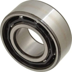 SKF - 30mm Bore Diam, 62mm OD, Open Angular Contact Radial Ball Bearing - 23.8mm Wide, 2 Rows, Round Bore, 20,800 Lb Static Capacity, 28,600 Lb Dynamic Capacity - Americas Industrial Supply