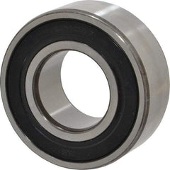 SKF - 30mm Bore Diam, 62mm OD, Double Seal Angular Contact Radial Ball Bearing - 23.8mm Wide, 2 Rows, Round Bore, 20,800 Lb Static Capacity, 28,600 Lb Dynamic Capacity - Americas Industrial Supply