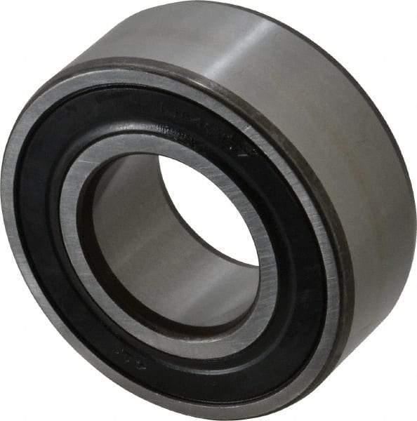 SKF - 30mm Bore Diam, 62mm OD, Double Seal Angular Contact Radial Ball Bearing - 23.8mm Wide, 2 Rows, Round Bore, 20,800 Lb Static Capacity, 28,600 Lb Dynamic Capacity - Americas Industrial Supply