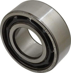 SKF - 35mm Bore Diam, 72mm OD, Open Angular Contact Radial Ball Bearing - 27mm Wide, 2 Rows, Round Bore, 27,500 Lb Static Capacity, 37,700 Lb Dynamic Capacity - Americas Industrial Supply