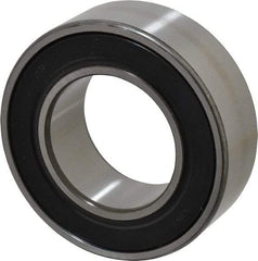 SKF - 50mm Bore Diam, 90mm OD, Double Seal Angular Contact Radial Ball Bearing - 30.2mm Wide, 2 Rows, Round Bore, 39,000 Lb Static Capacity, 48,800 Lb Dynamic Capacity - Americas Industrial Supply