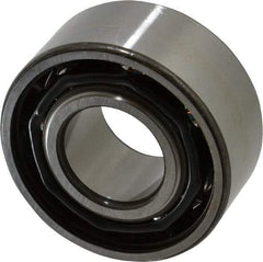 SKF - 35mm Bore Diam, 80mm OD, Open Angular Contact Radial Ball Bearing - 34.9mm Wide, 2 Rows, Round Bore, 35,500 Lb Static Capacity, 49,400 Lb Dynamic Capacity - Americas Industrial Supply