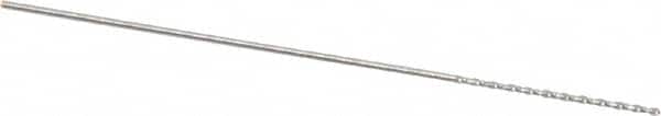 Hertel - #76, 118° Drill Point, 0.51mm Shank Diam, Fast Spiral Circuit Board Drill Bit - Americas Industrial Supply
