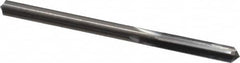 Hertel - 0.186" Solid Carbide 4 Flute Chucking Reamer - Straight Flute, 0.186" Straight Shank, 7/8" Flute Length, 2-3/4" OAL - Americas Industrial Supply