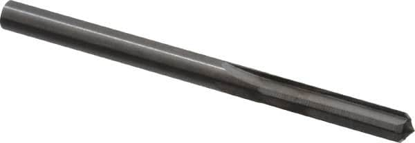 Hertel - 0.216" Solid Carbide 4 Flute Chucking Reamer - Straight Flute, 0.216" Straight Shank, 1" Flute Length, 3" OAL - Americas Industrial Supply