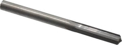 Hertel - 0.245" Solid Carbide 4 Flute Chucking Reamer - Straight Flute, 0.245" Straight Shank, 1" Flute Length, 3" OAL - Americas Industrial Supply