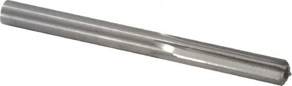 Hertel - 0.276" Solid Carbide 6 Flute Chucking Reamer - Straight Flute, 0.276" Straight Shank, 1-1/8" Flute Length, 3-1/4" OAL - Americas Industrial Supply