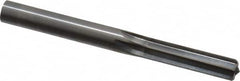 Hertel - 0.338" Solid Carbide 6 Flute Chucking Reamer - Straight Flute, 0.338" Straight Shank, 1-1/4" Flute Length, 3-1/2" OAL - Americas Industrial Supply