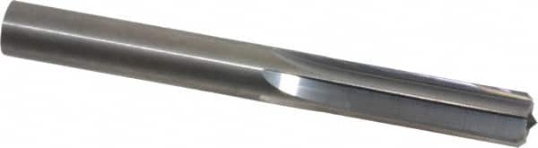 Hertel - 3/8" Solid Carbide 6 Flute Chucking Reamer - Straight Flute, 3/8" Straight Shank, 1-1/4" Flute Length, 3-1/2" OAL - Americas Industrial Supply