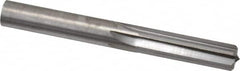 Hertel - 0.395" Solid Carbide 6 Flute Chucking Reamer - Straight Flute, 0.395" Straight Shank, 1-1/4" Flute Length, 3-1/2" OAL - Americas Industrial Supply