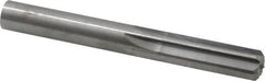 Hertel - 0.46" Solid Carbide 6 Flute Chucking Reamer - Straight Flute, 0.46" Straight Shank, 1-3/8" Flute Length, 4" OAL - Americas Industrial Supply