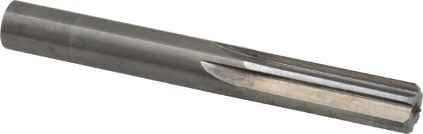 Chucking Reamer: 0.472″ Dia, 4″ OAL, 1-3/8″ Flute Length, Straight Shank, Solid Carbide 6 Flute, RH