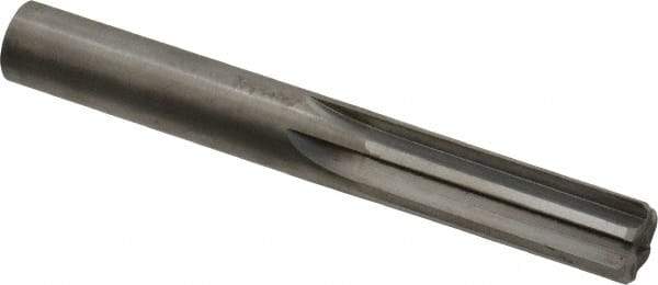 Hertel - 1/2" Solid Carbide 6 Flute Chucking Reamer - Straight Flute, 1/2" Straight Shank, 1-1/2" Flute Length, 4" OAL - Americas Industrial Supply