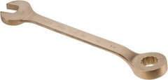 Ampco - 1-3/4" 12 Point Offset Combination Wrench - 15° Offset Angle, 22-3/4" OAL, Aluminum Bronze, Plain Finish - Americas Industrial Supply