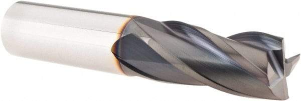 Guhring - 3/4", 1-1/2" LOC, 3/4" Shank Diam, 4" OAL, 4 Flute, Solid Carbide Square End Mill - Single End, FIREX Finish, Spiral Flute, 30° Helix, Right Hand Cut, Right Hand Flute - Americas Industrial Supply