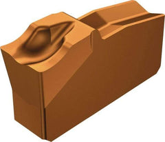 Sandvik Coromant - N151.250 5E 1125 Grade, 0.1969" Cutting Width, Carbide Cutoff Insert - 0° Neutral Lead Angle, 0.0079" Cnr Rad, TiAlN Coated - Americas Industrial Supply