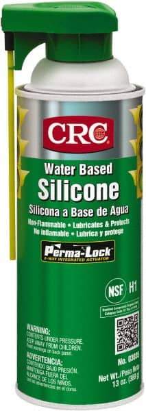 CRC - 16 oz Aerosol Silicone Lubricant - White, 0°F to 400°F, Food Grade - Americas Industrial Supply