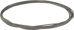Value Collection - 1/4" Diam, Aircraft Cable - 6,100 Lb Breaking Strength, 7 x 7 Strand Core - Americas Industrial Supply