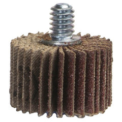 1″ × 5/8″ × 1/4″-20 Super Finish Flap Wheel 120 Grit Aluminum Oxide - Americas Industrial Supply