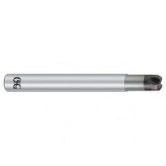 9mm Dia. - 100mm OAL - Carbide - Corner Radius HP End Mill-4 FL - Americas Industrial Supply