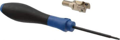Seco - 5/8" Cut Diam, 0.157" Max Depth of Cut, 0.906" OAL, Indexable Square Shoulder End Mill - XOEX, XOMX Inserts, M8 Modular Connection, 90° Lead Angle, Through Coolant, Series Turbo 10 - Americas Industrial Supply