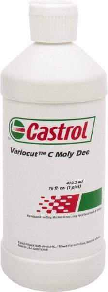 Castrol - Variocut C Moly Dee, 16 oz Bottle Cutting & Tapping Fluid - Straight Oil - Americas Industrial Supply