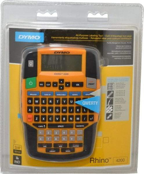 Dymo - Handheld Printer/Industrial Label Maker - 180 DPI Resolution, 8.7" Wide x 3.07" Long - Americas Industrial Supply