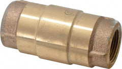 Strataflo - 3/4" Brass Check Valve - Inline, FNPT x FNPT, 400 WOG - Americas Industrial Supply