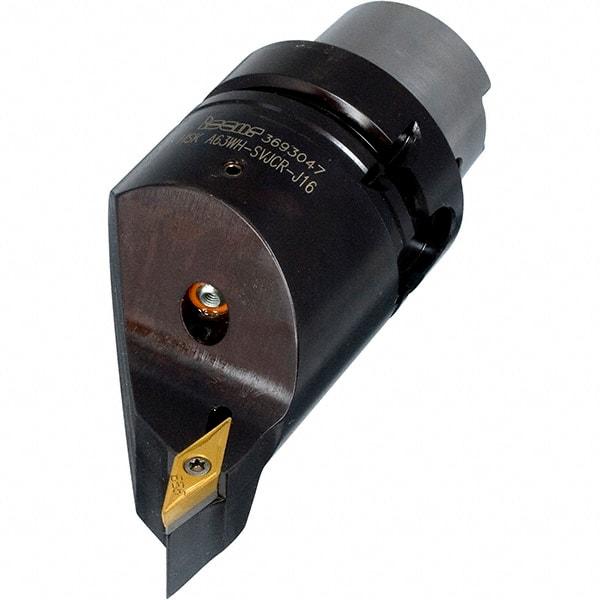 Iscar - Left Hand Cut, Size HSK A63, VC.. Insert Compatiblity, External Modular Turning & Profiling Cutting Unit Head - 0.98" Ctr to Cutting Edge, 4.331" Head Length, Through Coolant, Series Isoturn - Americas Industrial Supply