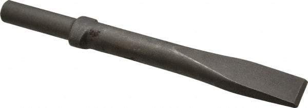 Ingersoll-Rand - 1" Head Width, 9" OAL, 3/4" Shank Diam, Flat Chisel - Round Drive, Round Shank, Steel - Americas Industrial Supply