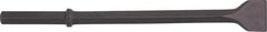 Ingersoll-Rand - 3" Head Width, 14" OAL, 1" Shank Diam, Scaling Chisel - Hex Drive, Hex Shank, Steel - Americas Industrial Supply