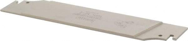 Iscar - 1.2598" Blade Height, 0.0984" Blade Width, 5.9055" OAL, Neutral Cut, Single End Indexable Cut-Off Blade - TGFH Blade, Sumo-Grip, Tang-Grip Series - Americas Industrial Supply
