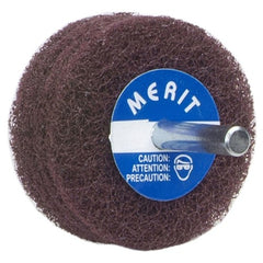 4″ × 1/2″ with 1/4″ Spindle Non-Woven Spindle - Mounted Disc Medium Grit Aluminum Oxide - Americas Industrial Supply