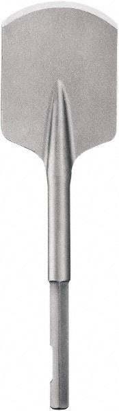 DeWALT - 4" Head Width, 4-1/2" OAL, 3/4" Shank Diam, Spade Chisel - Hex Drive, Hex Shank, Steel - Americas Industrial Supply