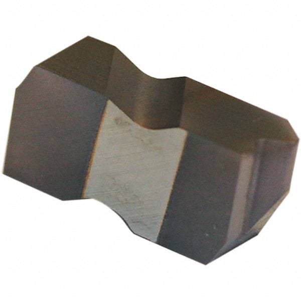 Tool-Flo - FLDC3 Grade AC3R, Internal/External API Round Threading Insert - 8 TPI Ext Pitch, Right Hand Insert, AlTiN Finish, Carbide - Americas Industrial Supply