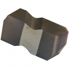Tool-Flo - FLDC3 Grade AC3R, Internal/External API Round Threading Insert - 8 TPI Ext Pitch, Right Hand Insert, AlTiN Finish, Carbide - Americas Industrial Supply