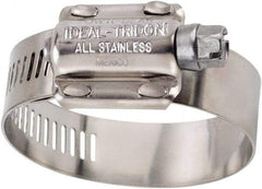 IDEAL TRIDON - SAE Size 862, 7-3/4 to 8-5/8" Diam, Stainless Steel High Torque Worm Drive Clamp - 5/8" Wide, Material Grade 304, Series 60 - Americas Industrial Supply