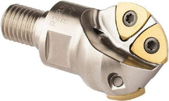 Seco - 24.99mm Cut Diam, 14mm Max Depth of Cut, Indexable Ball Nose End Mill - 40.01mm Head Length, M12 Modular Connection, R218.19 Toolholder, 218.19 125 Insert - Americas Industrial Supply