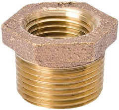 Value Collection - Class 125, 1 x 3/4" Internal Pipe, Red Brass Hex Bushing - MPT - Americas Industrial Supply