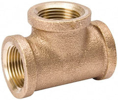 Value Collection - Class 125, 3/8" Internal Pipe, Red Brass Tee - MPT - Americas Industrial Supply