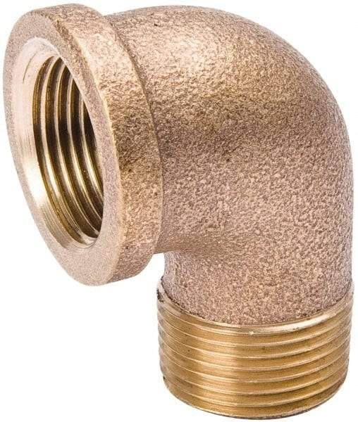 Value Collection - Class 125, 1/2" Internal Pipe, Red Brass 90° Street Elbow - MPT - Americas Industrial Supply