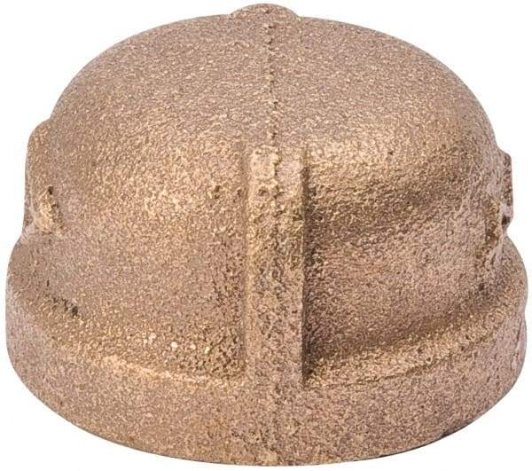Value Collection - Class 125, 1" Internal Pipe, Red Brass End Cap - MPT - Americas Industrial Supply