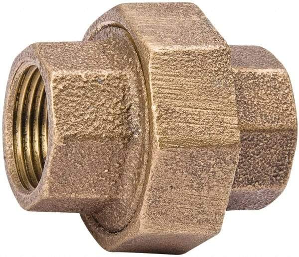 Value Collection - Class 125, 1/2" Internal Pipe, Red Brass Union - NPT - Americas Industrial Supply