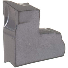 Iscar - TAG C IC908 Grade, 0.118" Cutting Width, Carbide Cutoff Insert - 15° Left Hand Lead Angle, 0.008" Cnr Rad, TiAlN Coated, Single End - Americas Industrial Supply