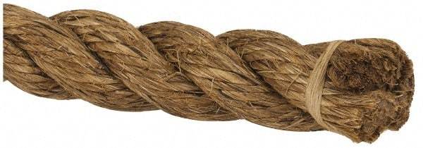 Value Collection - 600' Max Length Manila Rope - 1-1/4" Diam, 1,519 Lb Capacity - Americas Industrial Supply