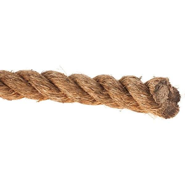 Value Collection - 600' Max Length Manila Rope - 2" Diam, 3,487 Lb Capacity - Americas Industrial Supply