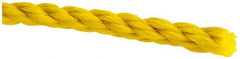 Value Collection - 1,200' Max Length Polypropylene Twisted Rope - 1/4" Diam, 141 Lb Capacity - Americas Industrial Supply