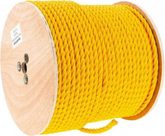 Value Collection - 600' Max Length Polypropylene Twisted Rope - 1/2" Diam, 472 Lb Capacity - Americas Industrial Supply